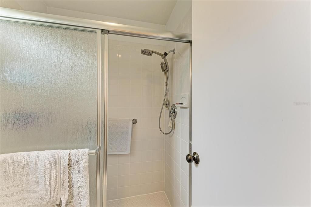 Primary en-suite shower.