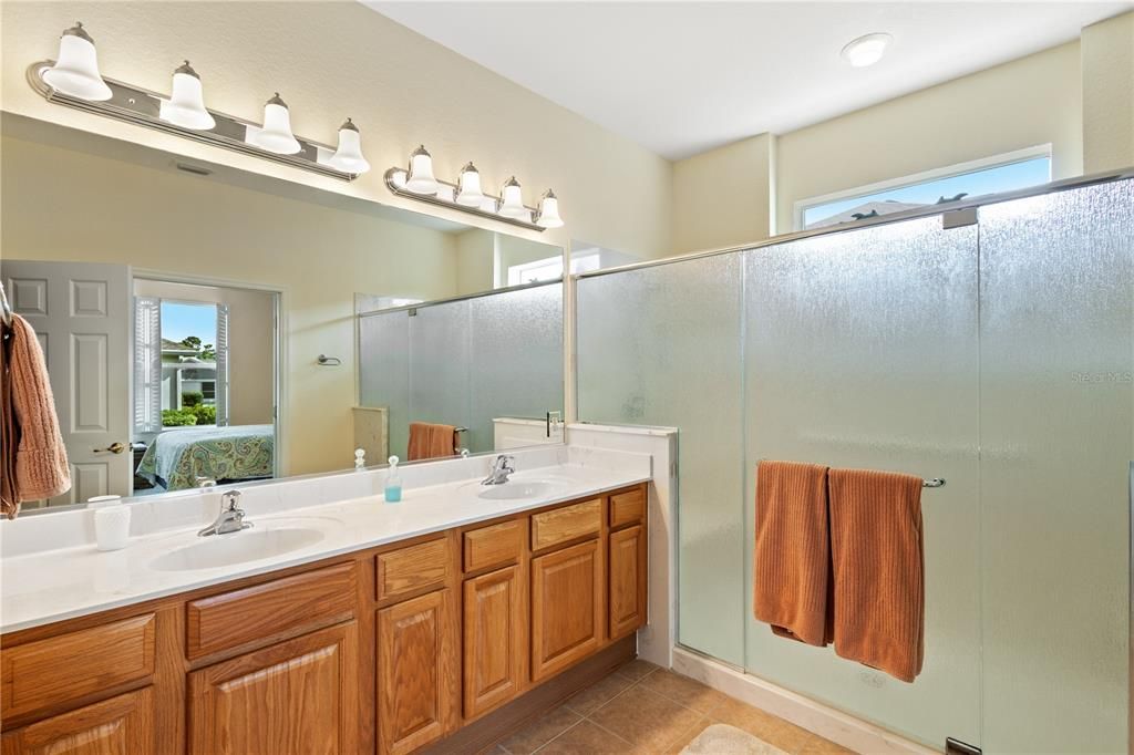 Primary Bathroom with Double Vanity