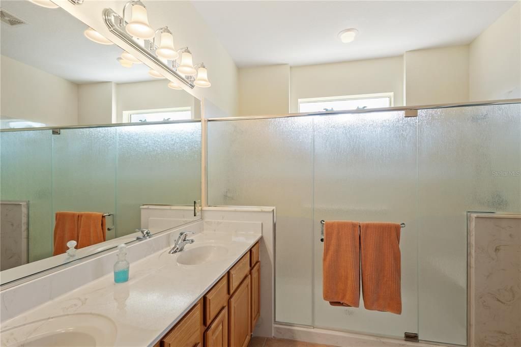 Primary Bathroom with Double Vanity