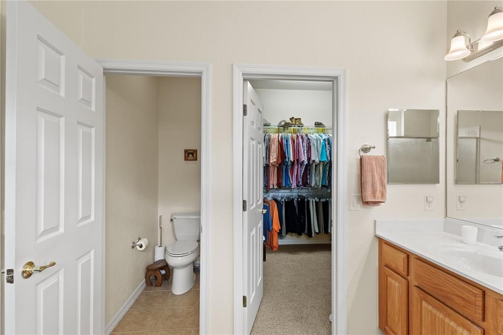 Primary Bathroom With Double Vanity