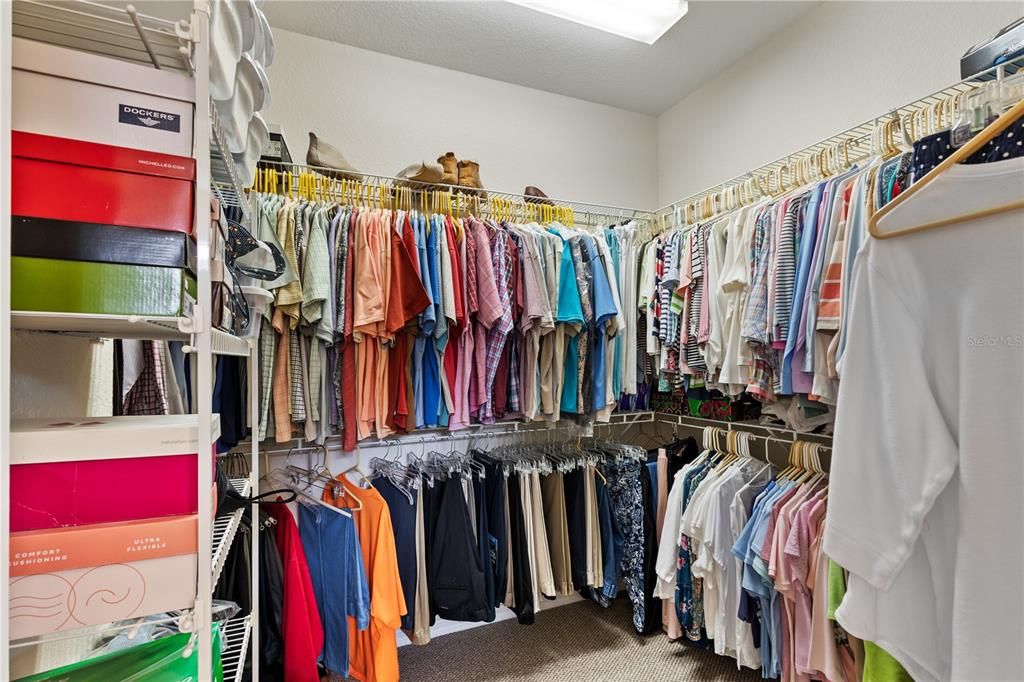 Primary Walk-In Closet