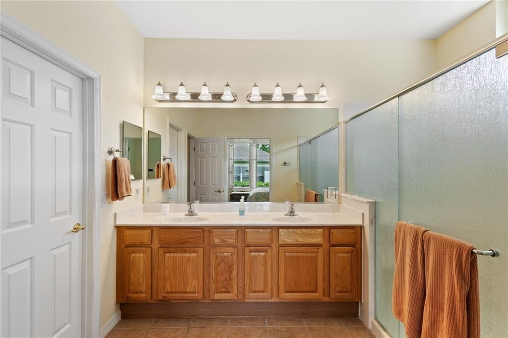 Primary Bathroom with Double Vanity