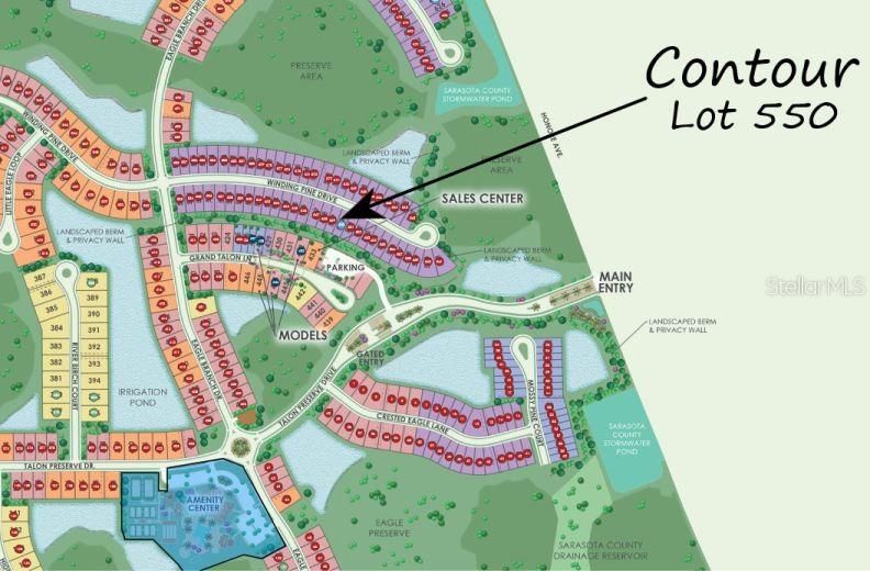 Site map - Lot 550