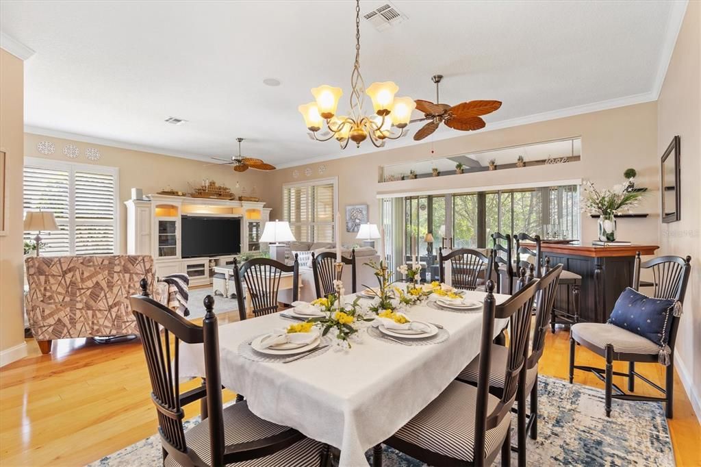 Large Dining room.