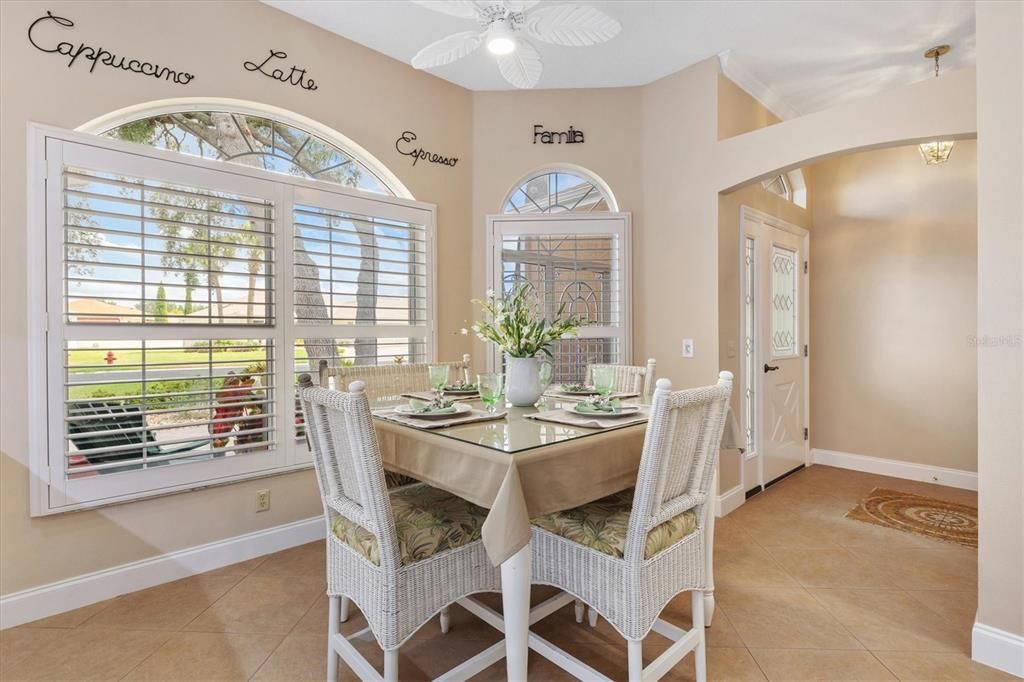 Kitchen nook.