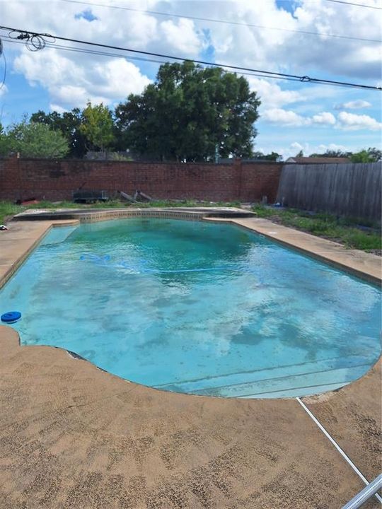 Large pool in Large yard