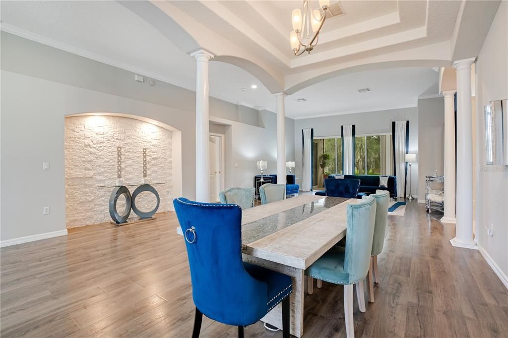 Formal Dining Area and Entry Foyer