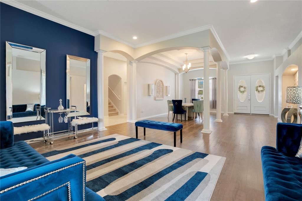 Formal Living Room with Views of Main Entrance