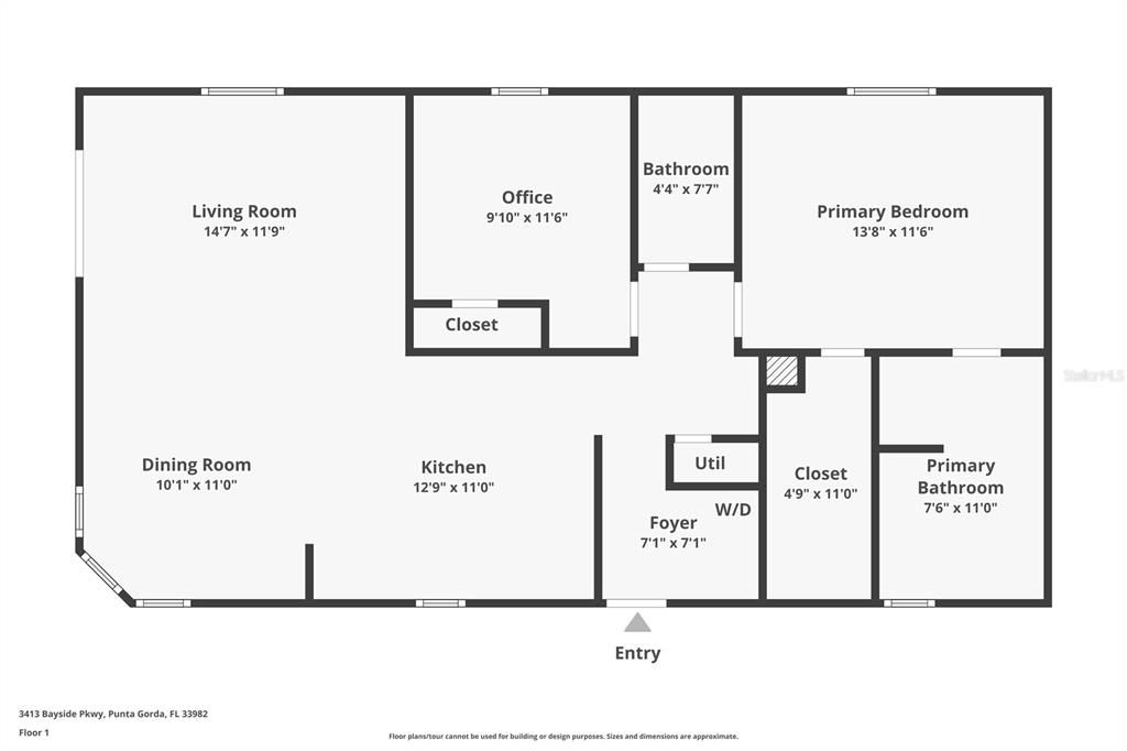 For Sale: $309,000 (2 beds, 2 baths, 1056 Square Feet)