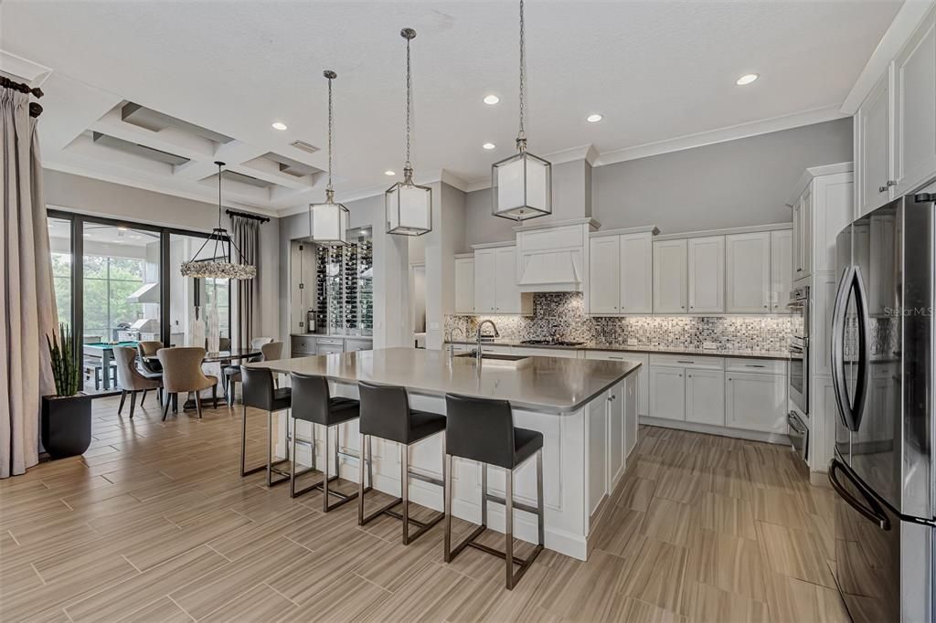 Kitchen and dining room