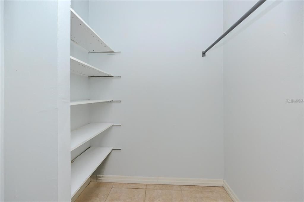 Walk-In Closet in bedroom