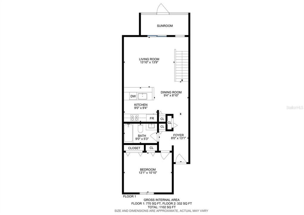 Active With Contract: $270,000 (2 beds, 2 baths, 1044 Square Feet)