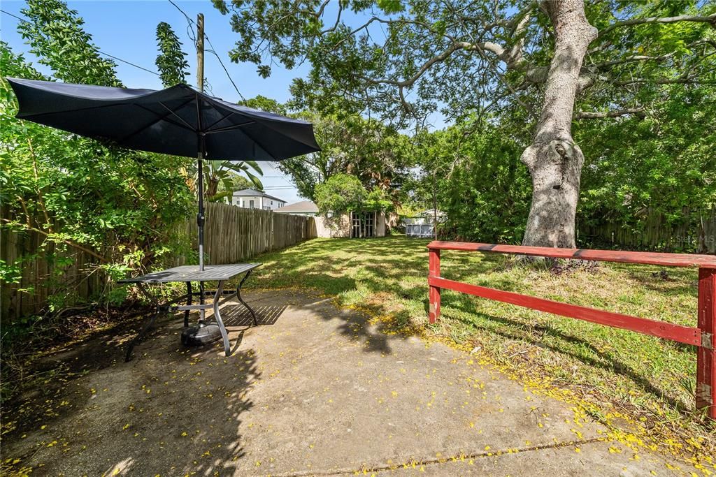 Back Yard Patio