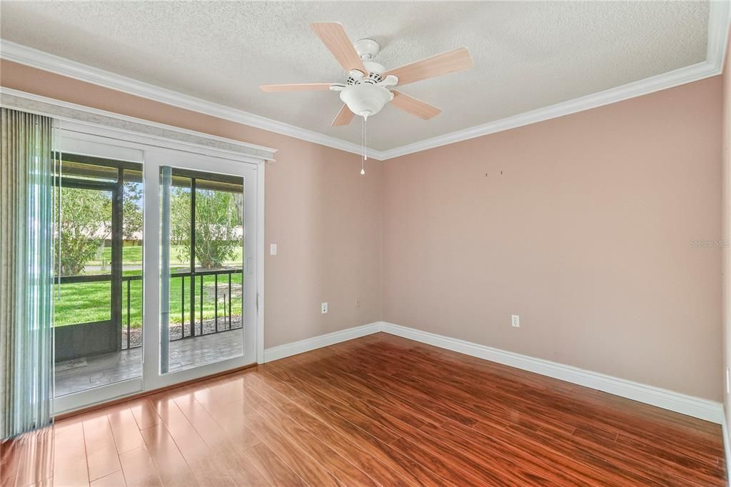 Bedroom #2 with patio access