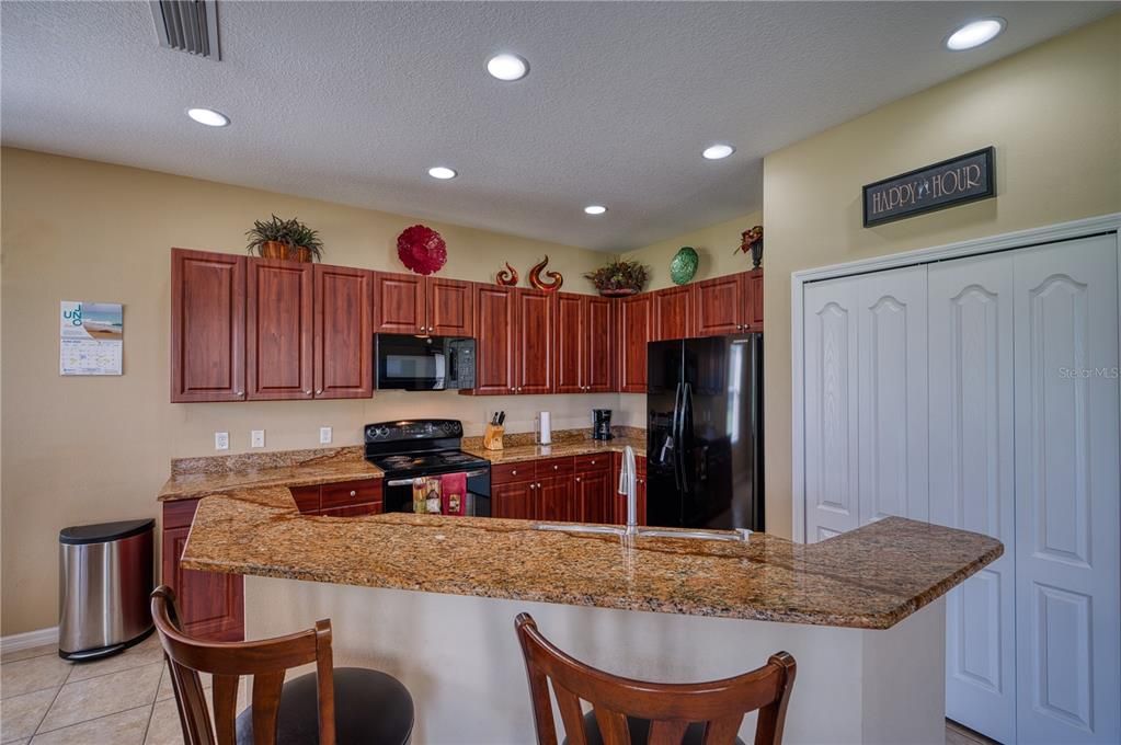 Kitchen from great room - open floor plan