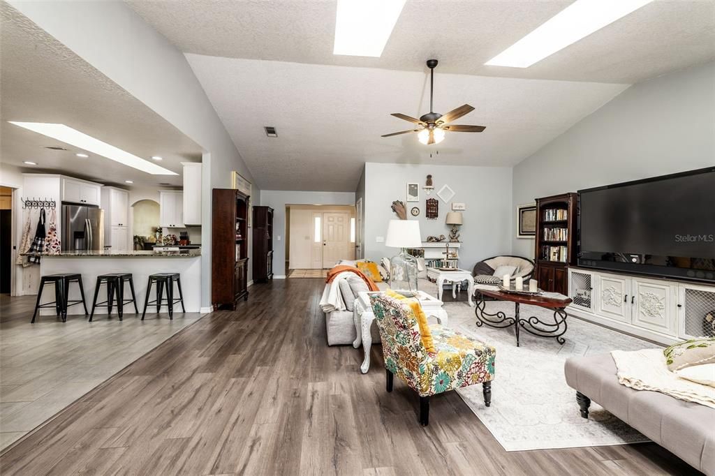 Kitchen Seamlessly flows into the great room