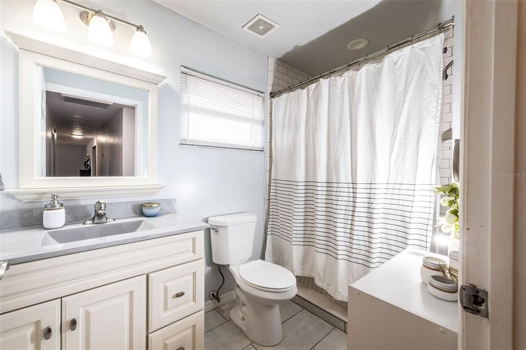 Renovated full bathroom