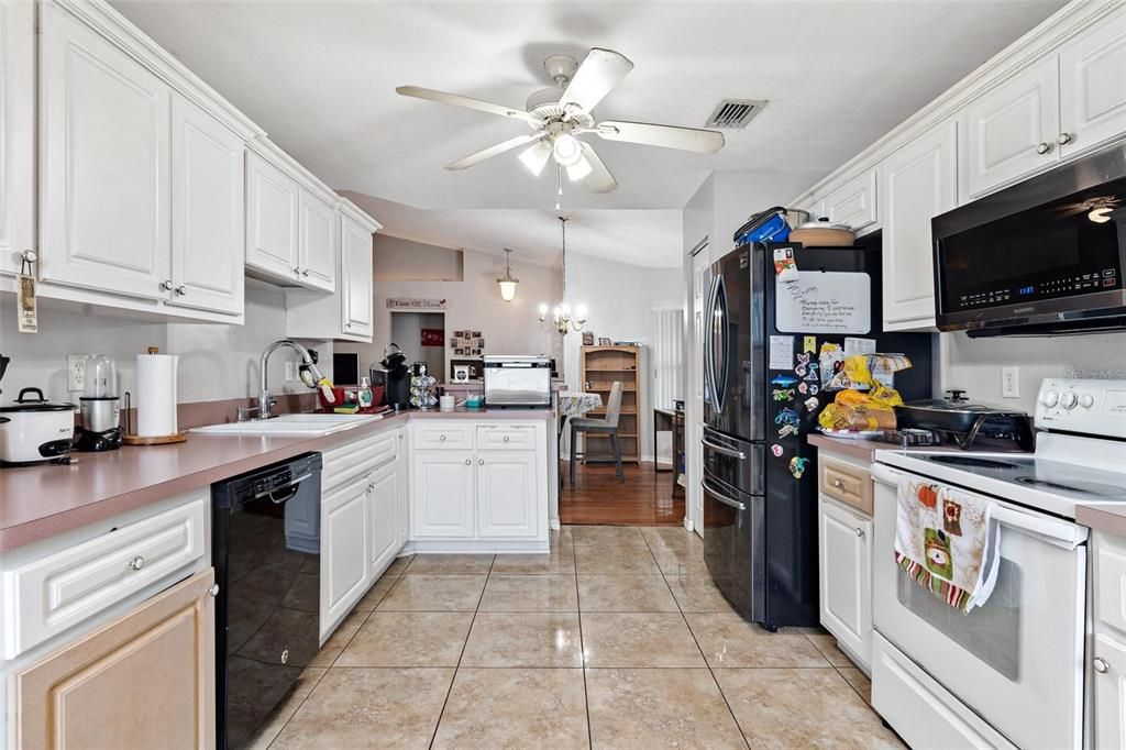 Kitchen with Stainless Steel Appliances