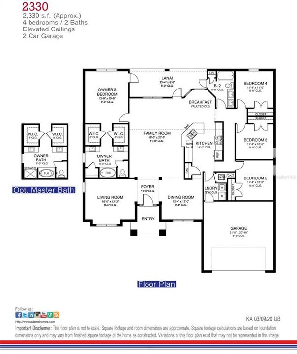 Active With Contract: $375,450 (4 beds, 2 baths, 2330 Square Feet)