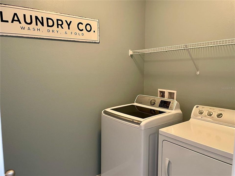 Laundry Room & Closet inside