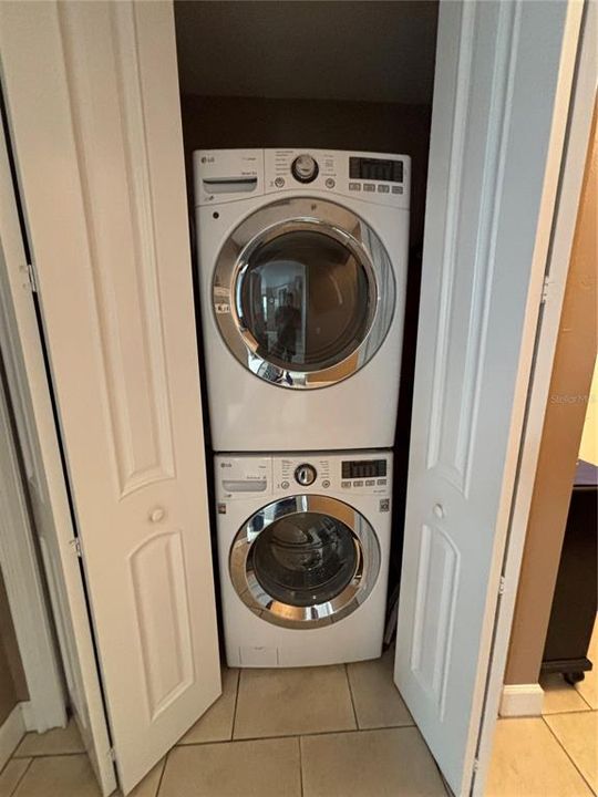 Washer and Dryer Closet