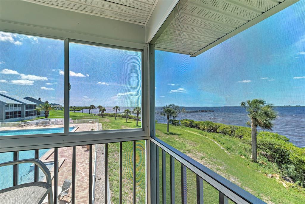 View of the Myakka River from the lanai