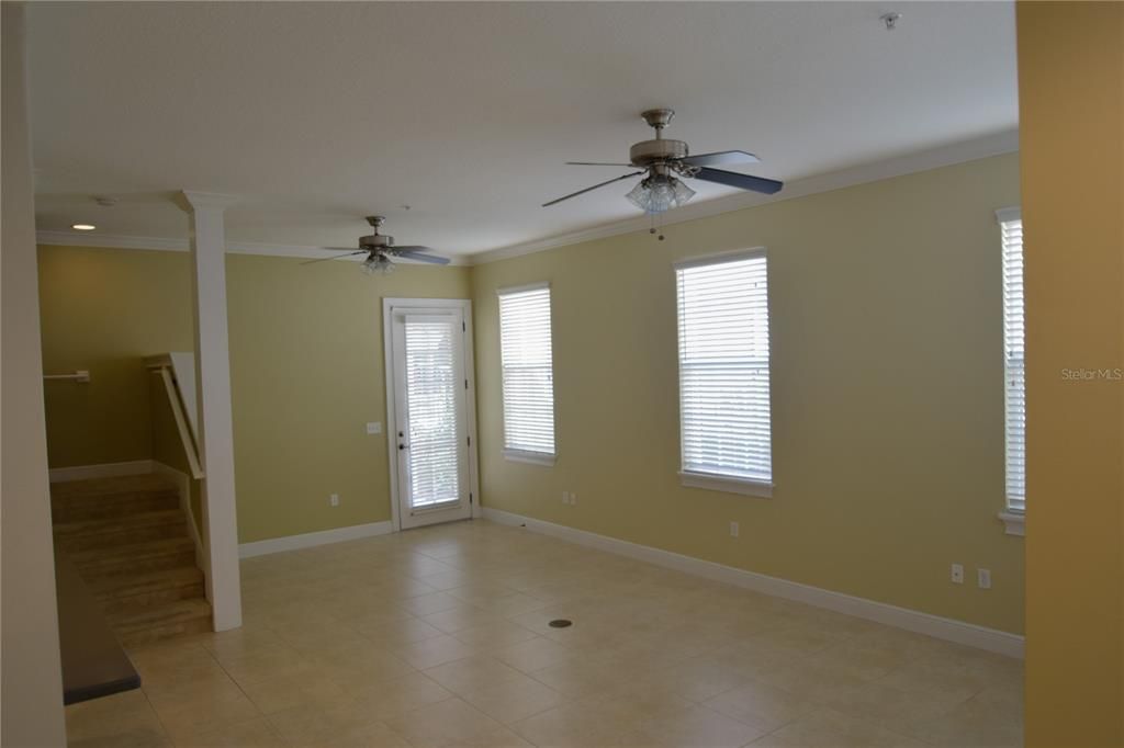 Stairs to Three Spacious Bedrooms Upstairs