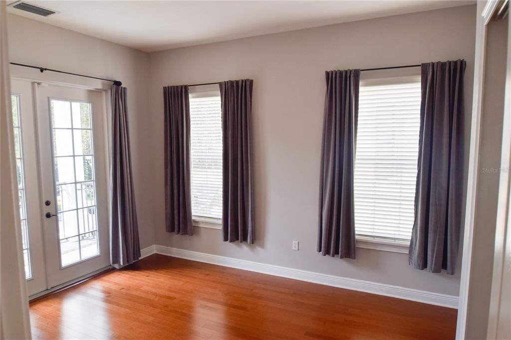 Bedroom # 3 With French Doors Accessing Balcony