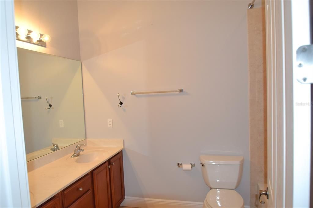 Full Bath # 2 With Double Sinks Serving Bedrooms 2&3