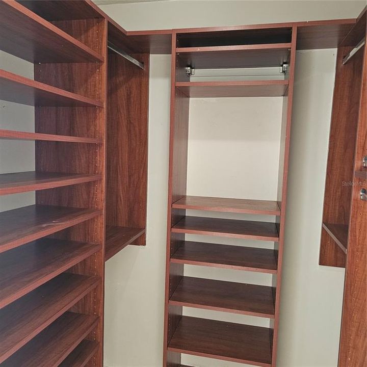 Built In Primary Closet system