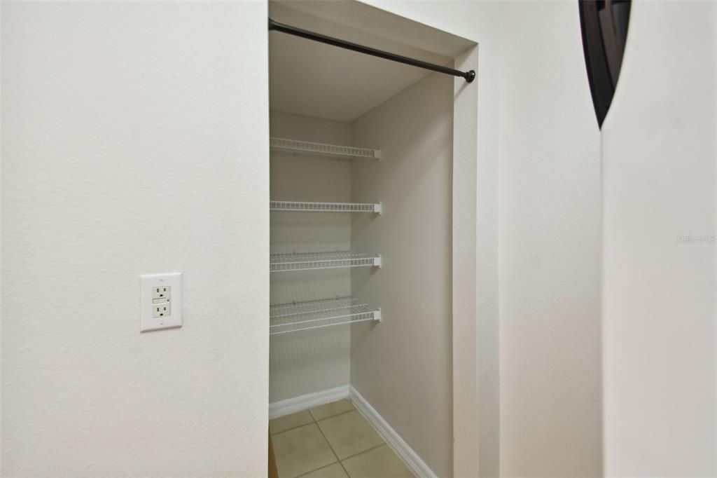 Storage Area in Laundry Room