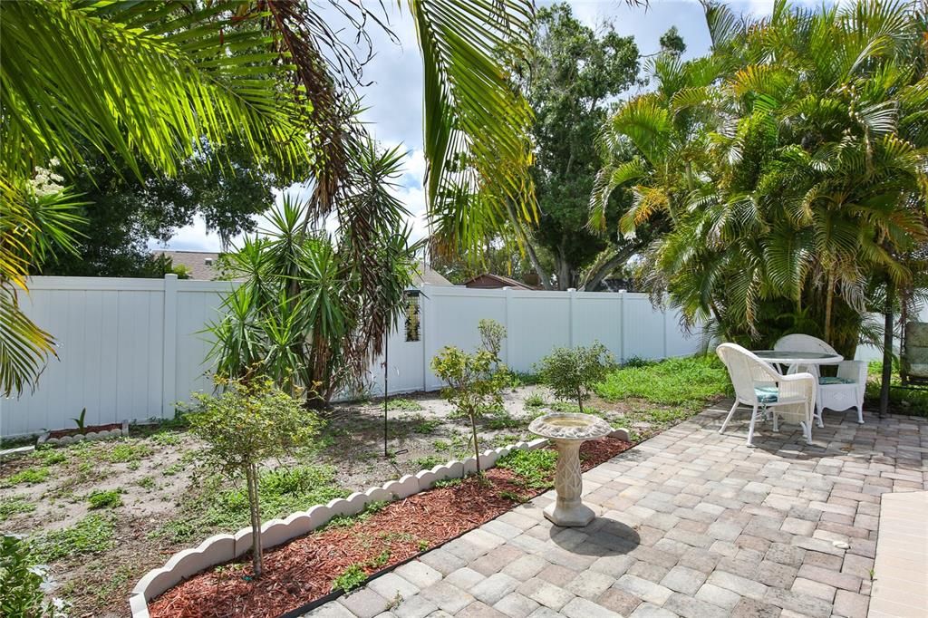 Lovely Fenced Backyard