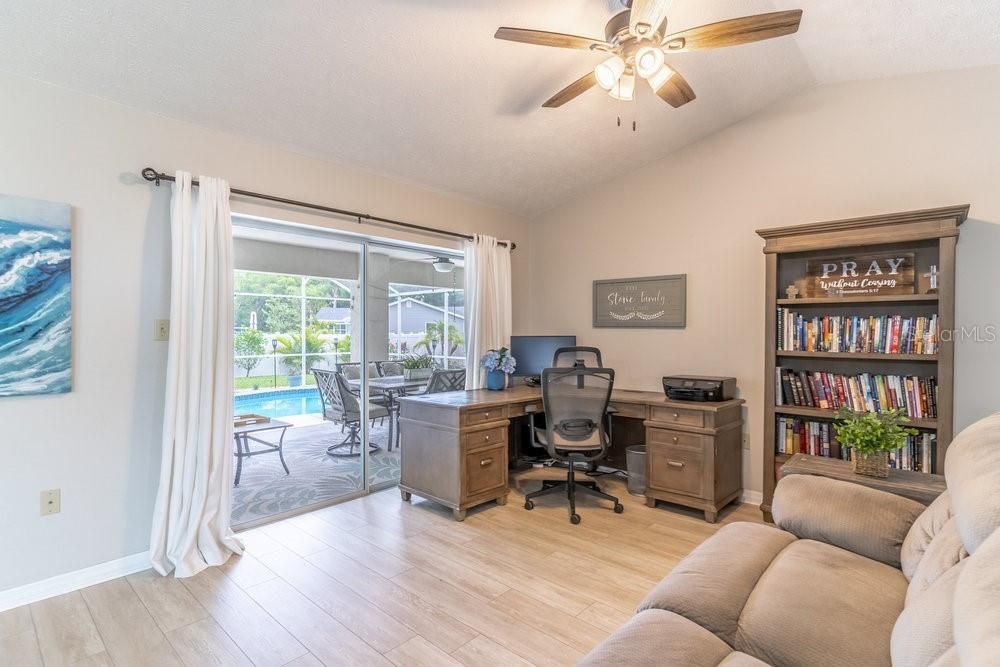 Great View of the Pool from the Living Room