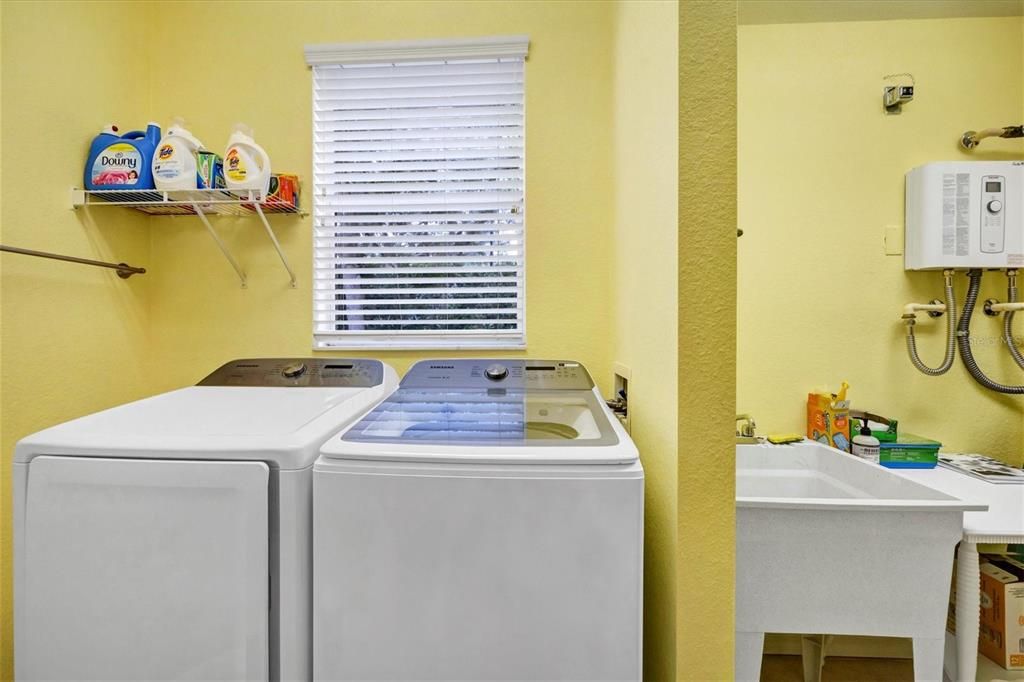 Large laundry area