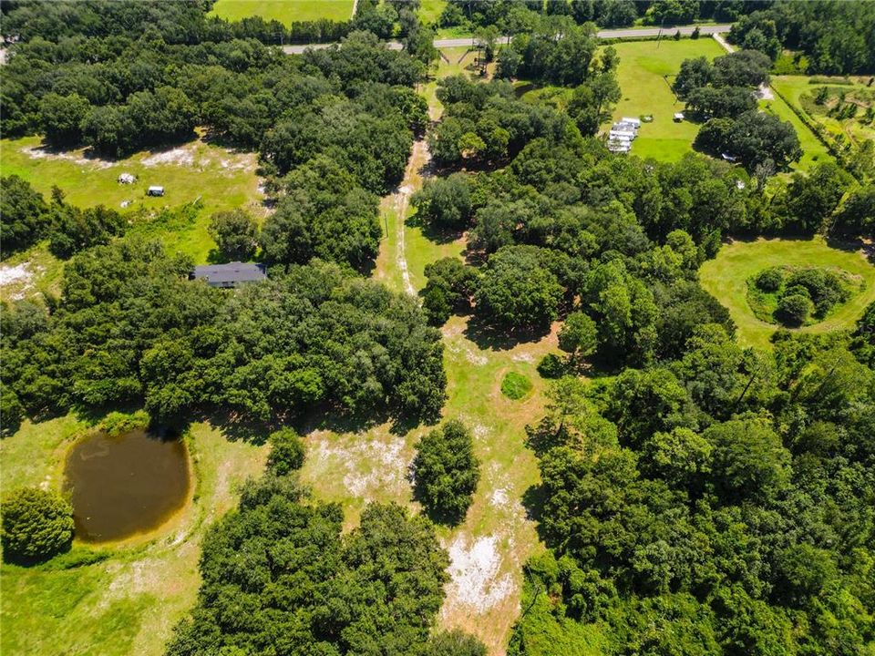 Middle part of property aerial view