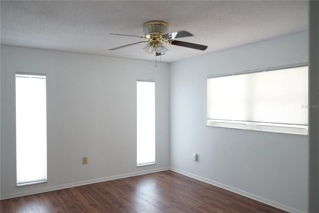 bedroom 3 with built in shelves