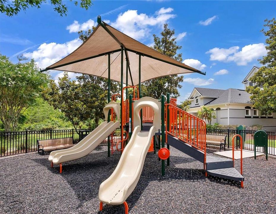 The little ones will enjoy adventures at the community playground.