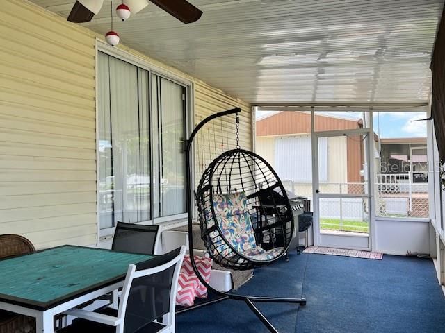 Screened Porch off Master Bedroom