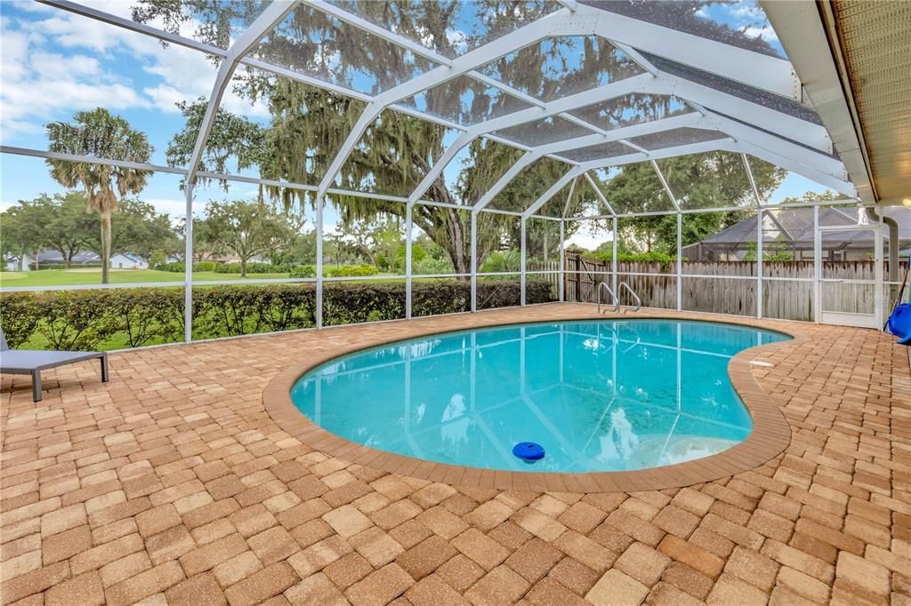 wonderful large pool area with pavers!