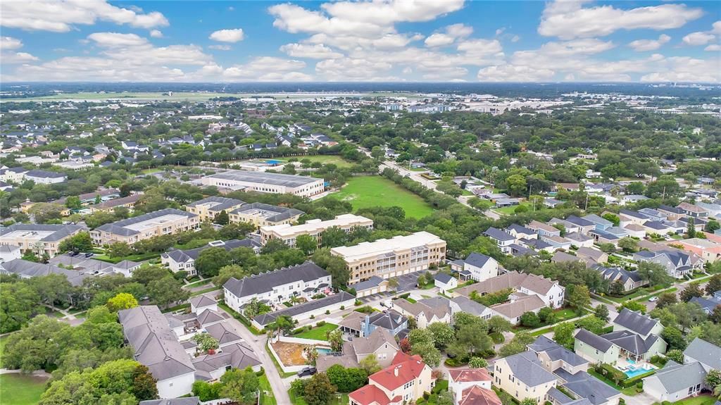 Aerial View of Condominium