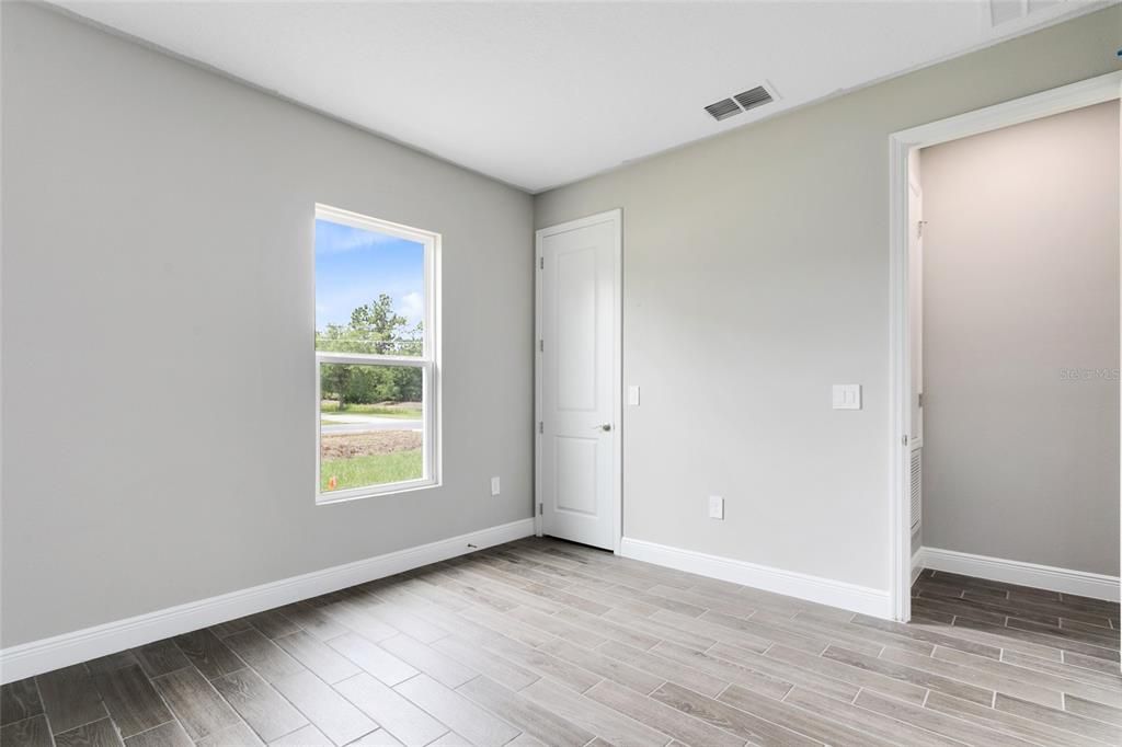 Large walk-in closet!