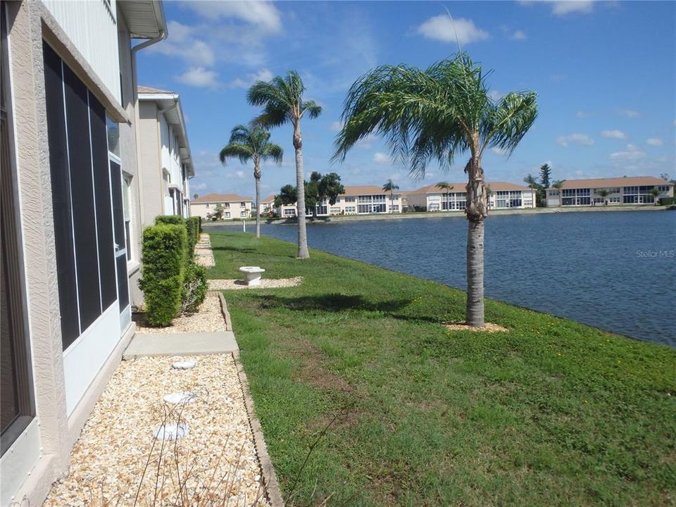 The lake, from the lanai