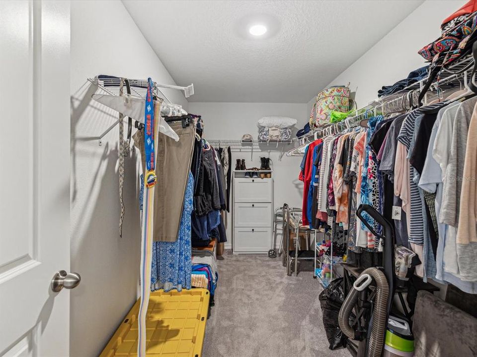 HUGE 13' X 6' Walk-in Closet with room to store everything