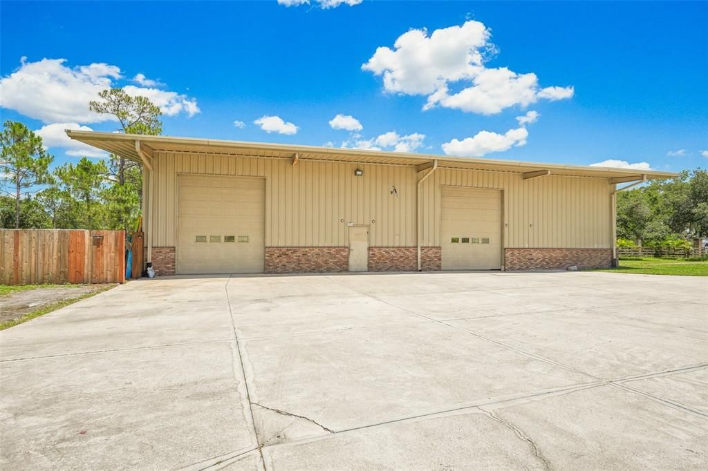 3,600 sq' Steel Building with RV hookup