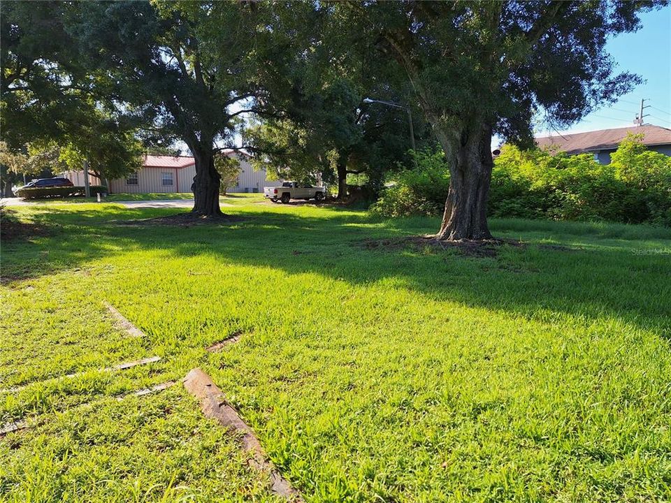 rear view toward street