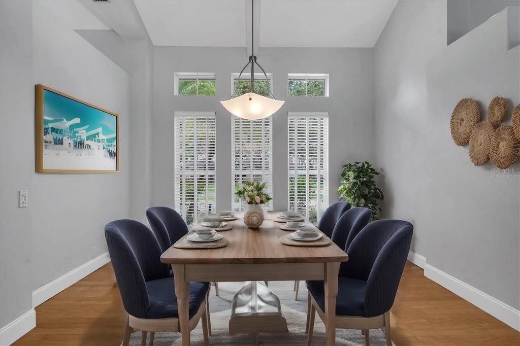 VIRTUALLY STAGED DINING AREA