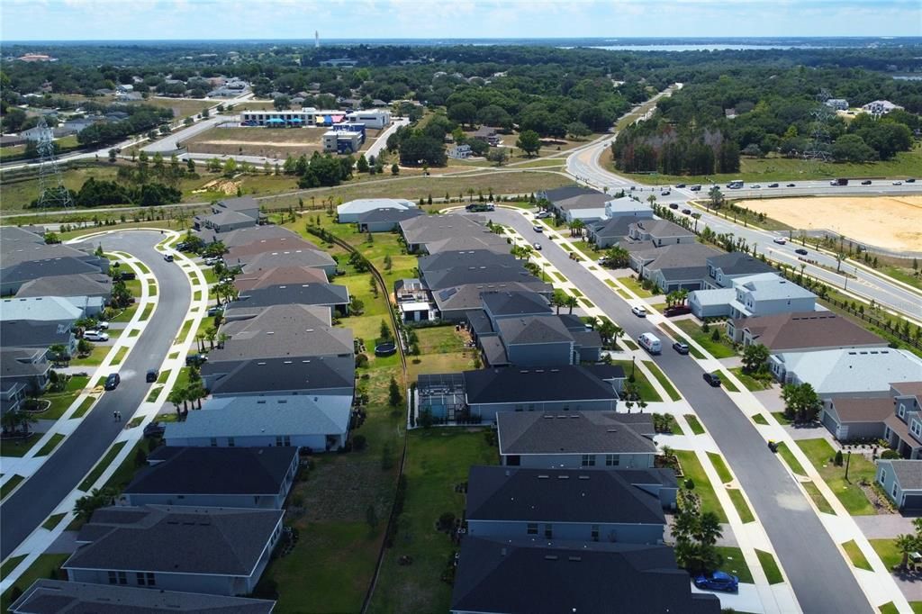 Elevated Drone Of Old Hollow Lane