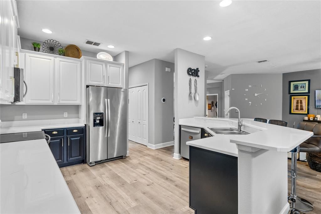 Bright Kitchen with Stainless Appliances