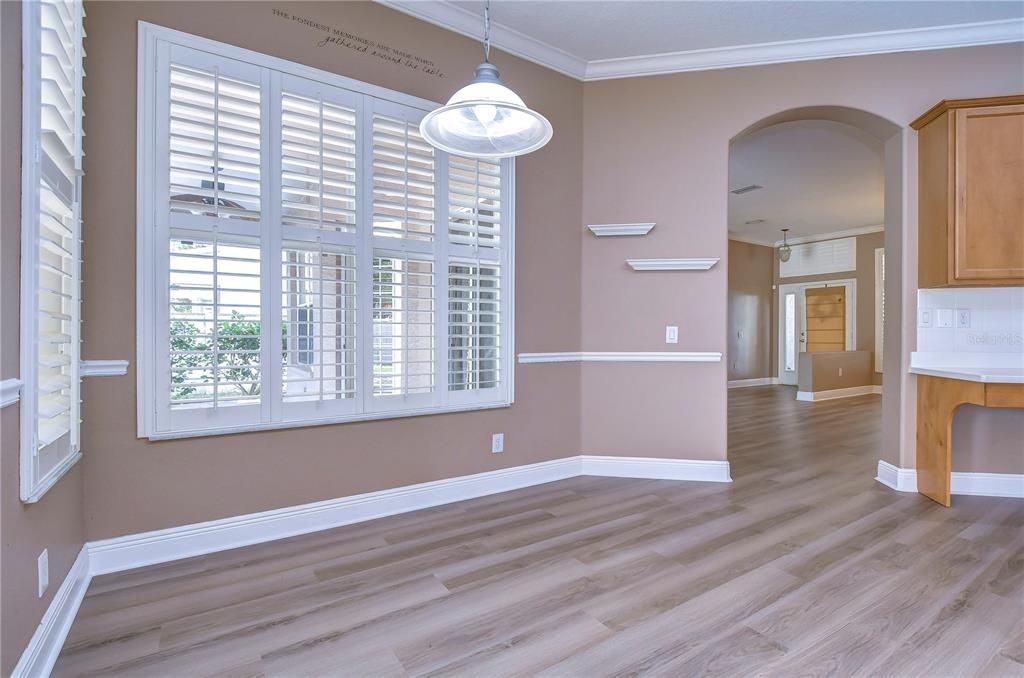 Bright breakfast nook!