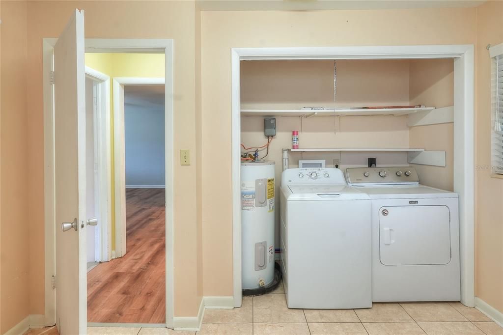 Inside Laundry Room